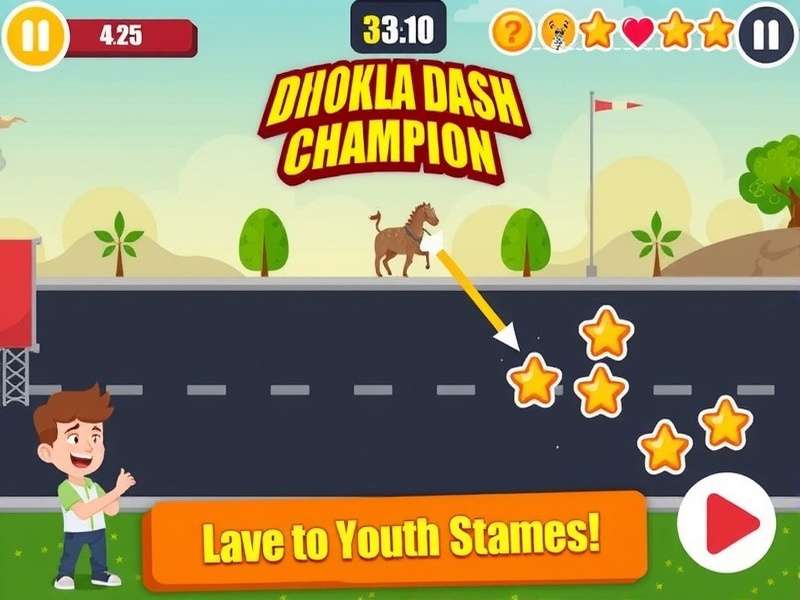 Dhokla Dash Champion Gameplay Screenshot
